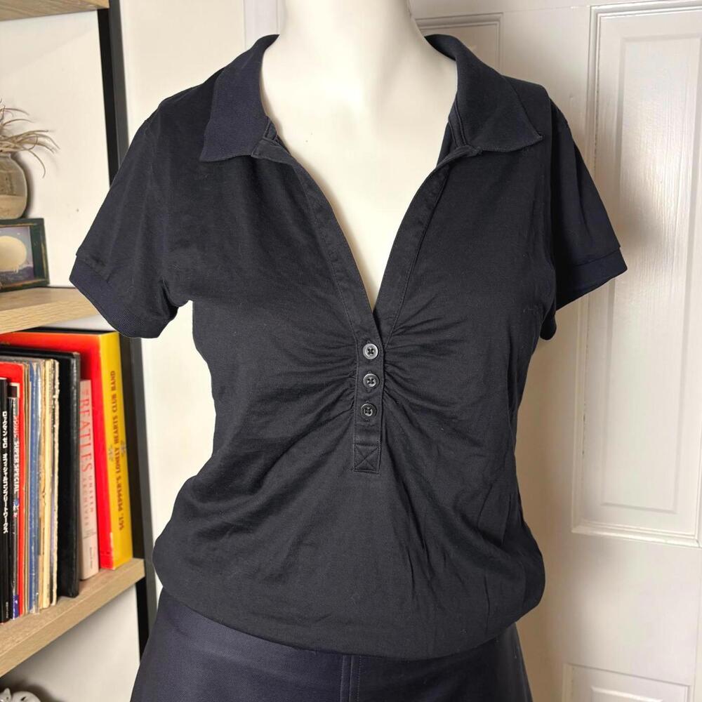 Banana Republic 00s Fitted V-Neck Top S